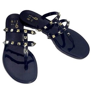 Mix No 6 Black Tineara Sandals
